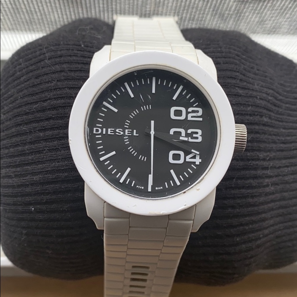 Diesel White silicon watch DZ1436 (Unisex)